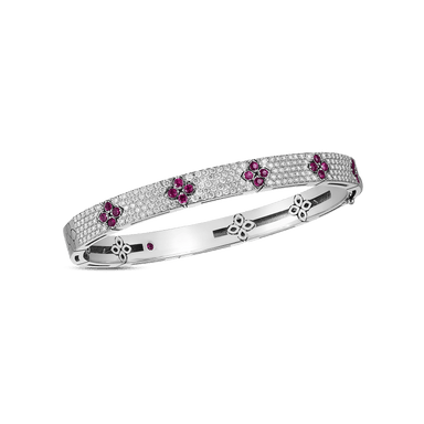 Diamond & Ruby Love in Verona Bangle