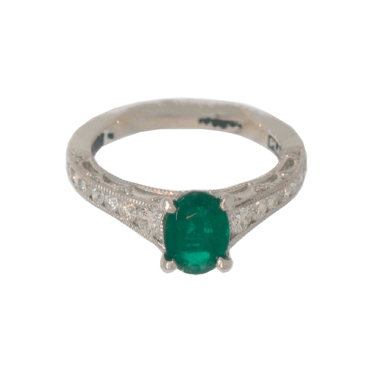 Emerald and Diamond Ring