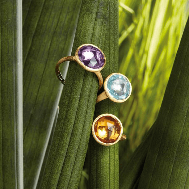 Blue Topaz Jaipur Medium Ring