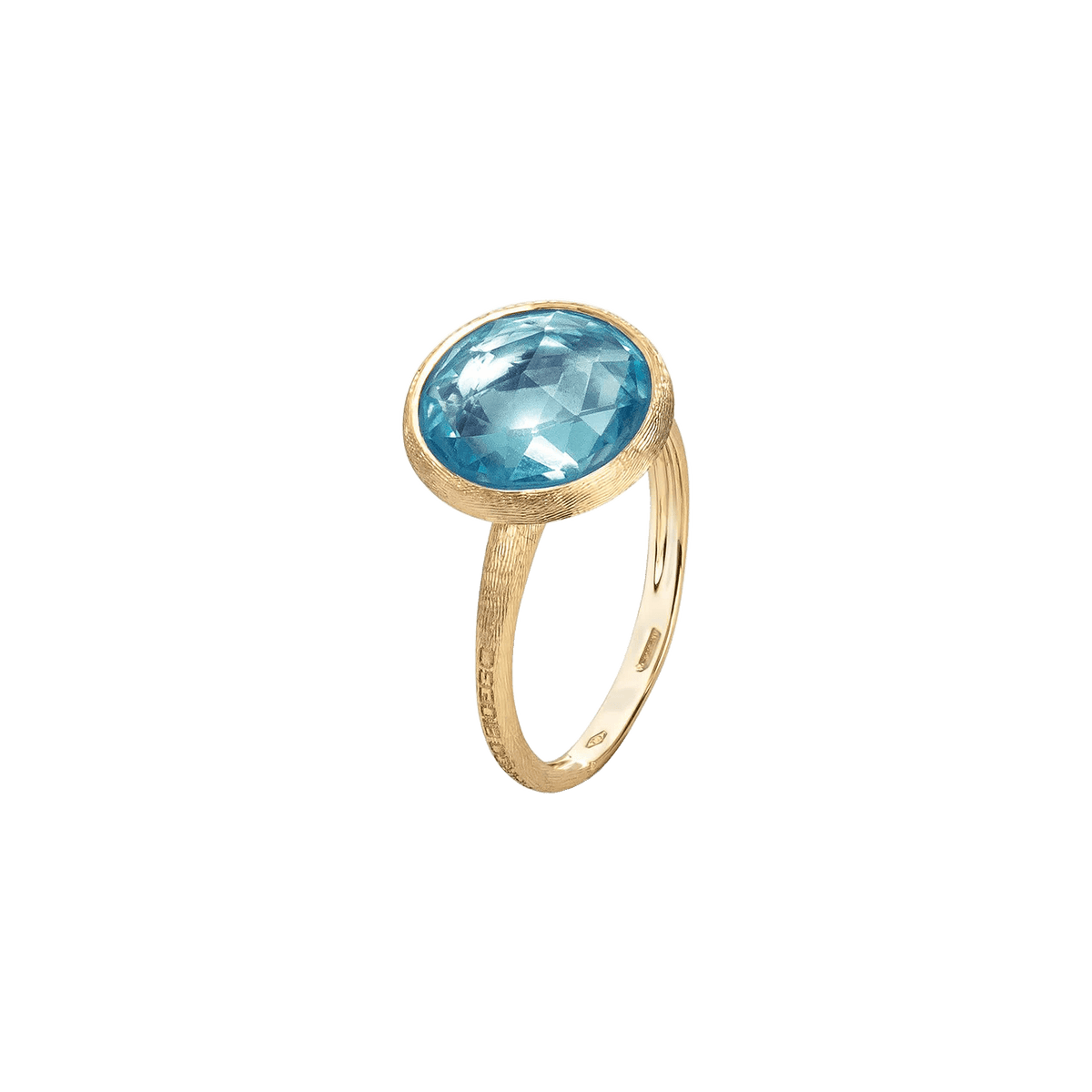 Blue Topaz Jaipur Medium Ring