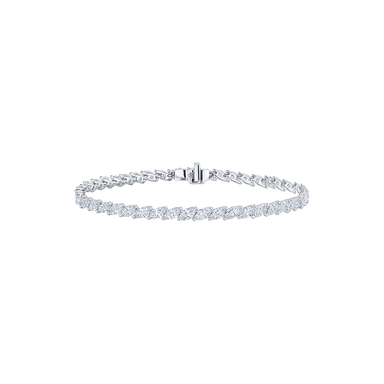 Marquise Diamond Eclipse Line Bracelet