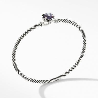 Chatelaine Bracelet with Black Orchid