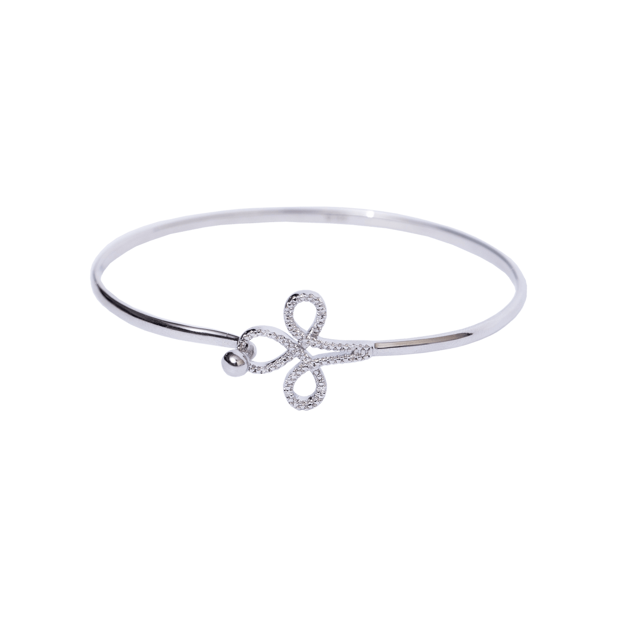 Diamond Swirl Bangle