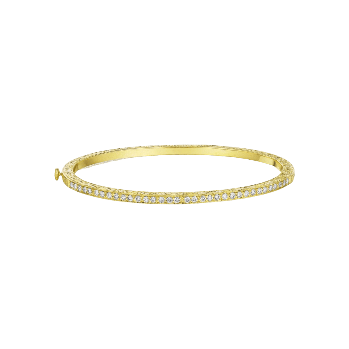 Thin Engraved Bangle