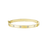 Moderne Deco Burnished Bangle