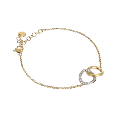 Jaipur Diamond Circle Link Bracelet