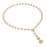 Africa Gold Bead Diamond Necklace