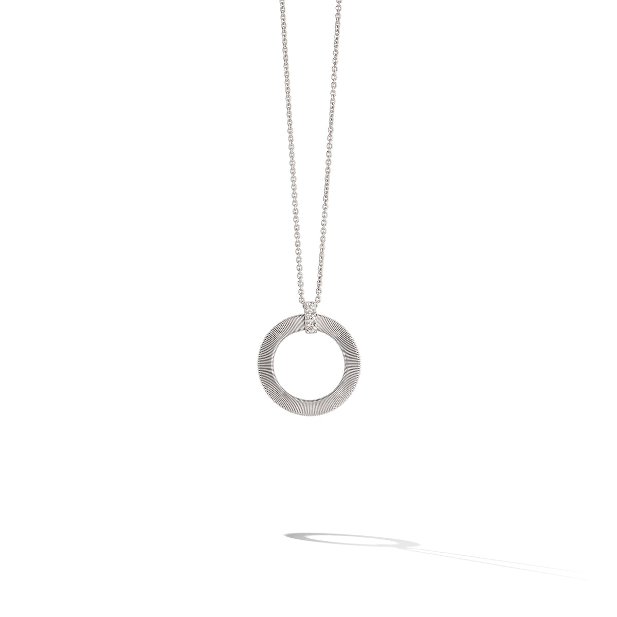 Diamond Masai Open Circle Necklace