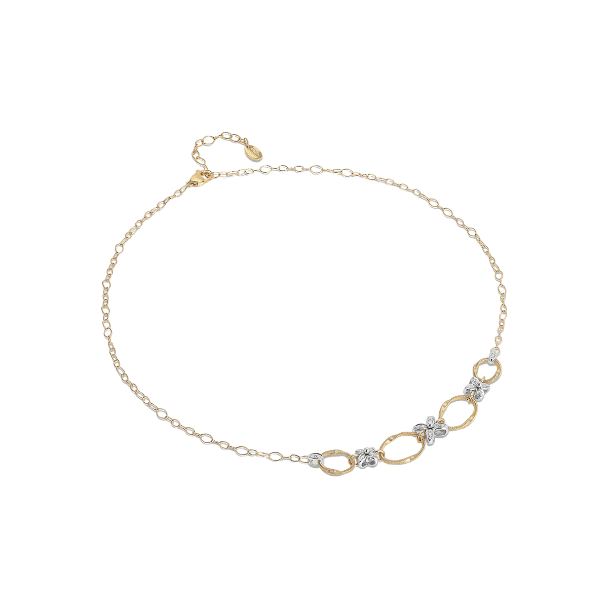 Marrakech Onde Diamond Flower Station Necklace