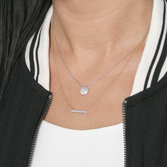 Sylvie Rose Medium Bar Necklace (18 inches)