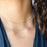Lulu Jack Bezel Bar Necklace (18 inches)