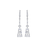 Long Fancy-Cut Moderne Earrings