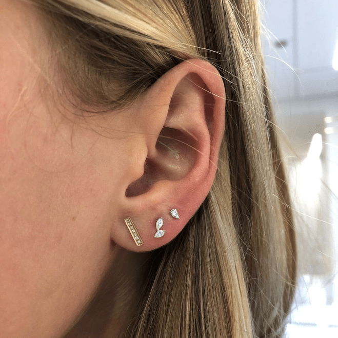 Sophia Ryan Petite Teardrop Stud Earrings