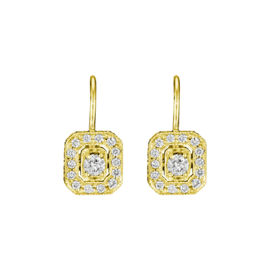 Classic Emerald Shape Earrings