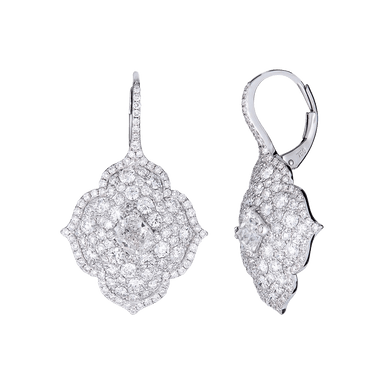 Pacha on Wire Earrings in Diamond