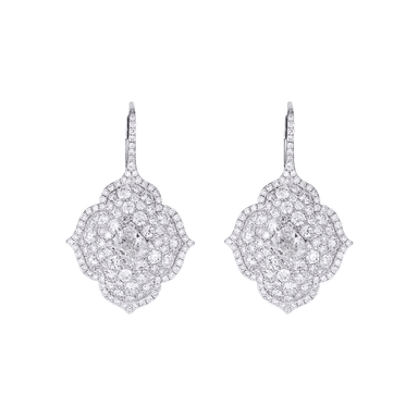 Pacha on Wire Earrings in Diamond