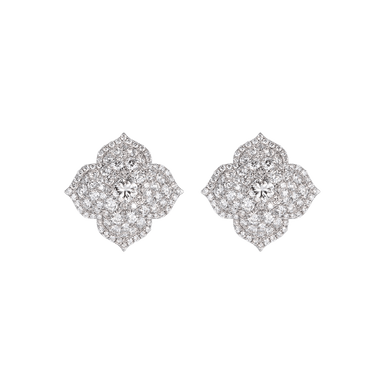 Pacha Stud Earrings in Diamond