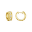 Round & Square Station Huggie Earrings