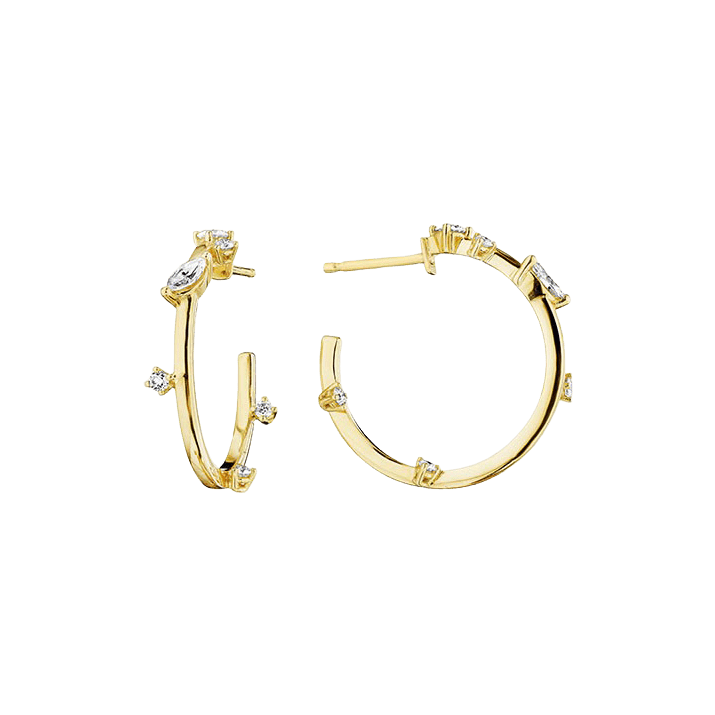Stardust Hoop Earrings
