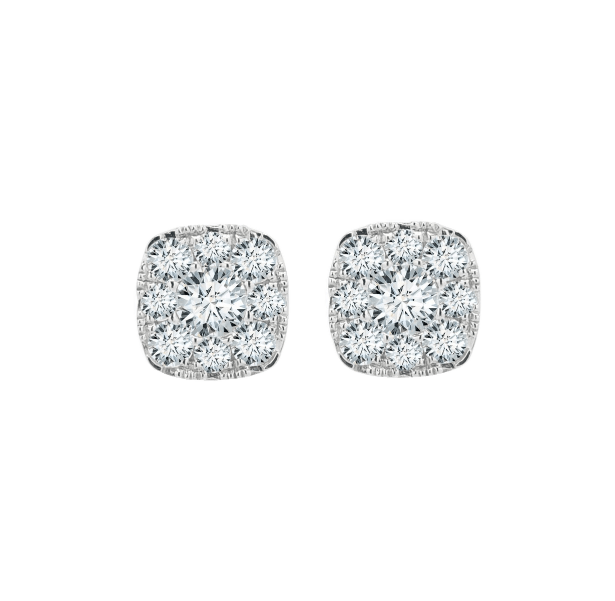 Diamond Halo Eternal Earrings