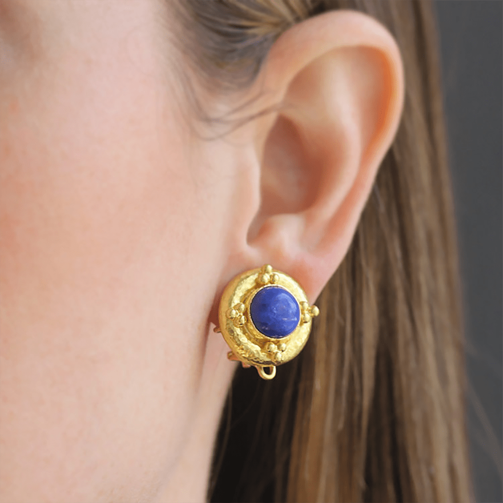 Lapis Drop Earrings