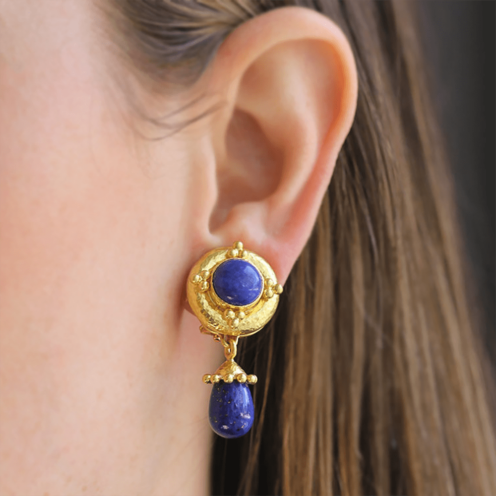 Lapis Drop Earrings