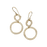 Stardust Mini Snowman Earrings