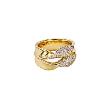 Stardust Pave Ribbon Ring