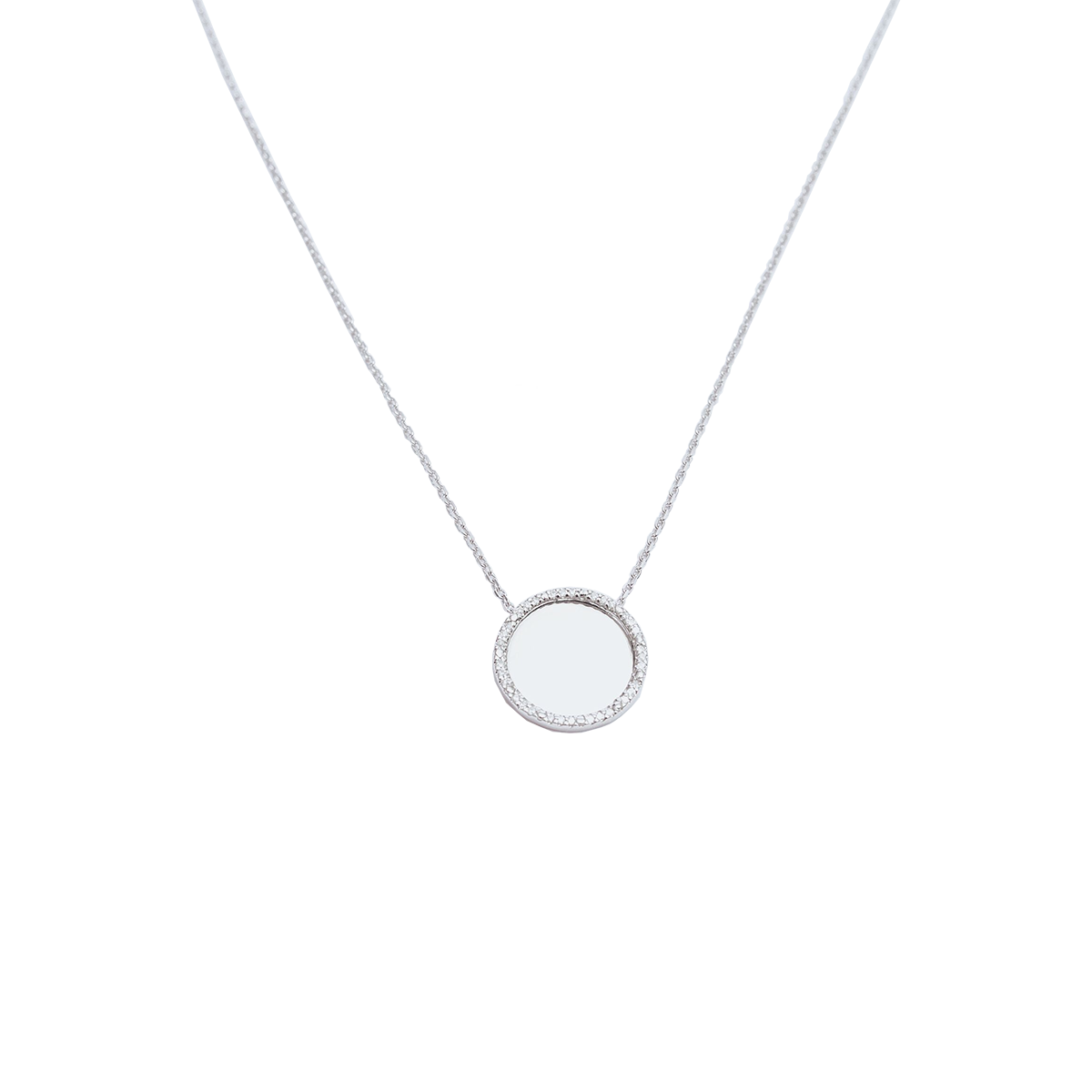 Diamond Circle Pendant