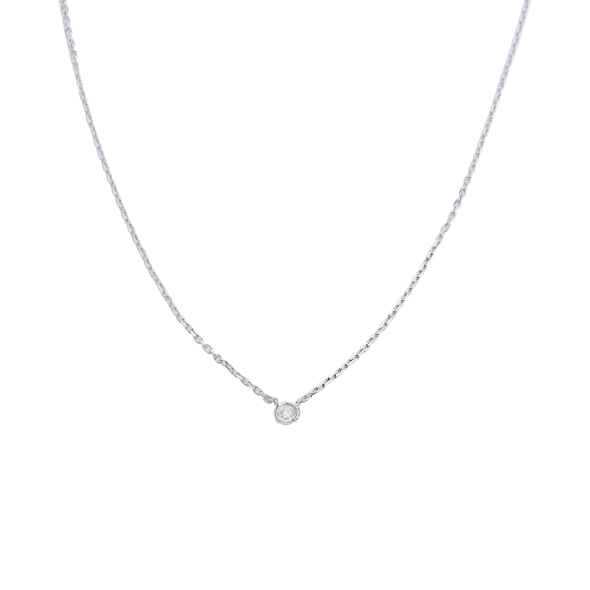 Solitaire Diamond Necklace