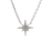 North Star Necklace with Diamonds
