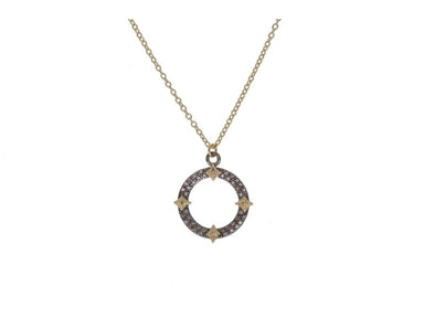 Stslvr/ Old World Cirlce Pendant