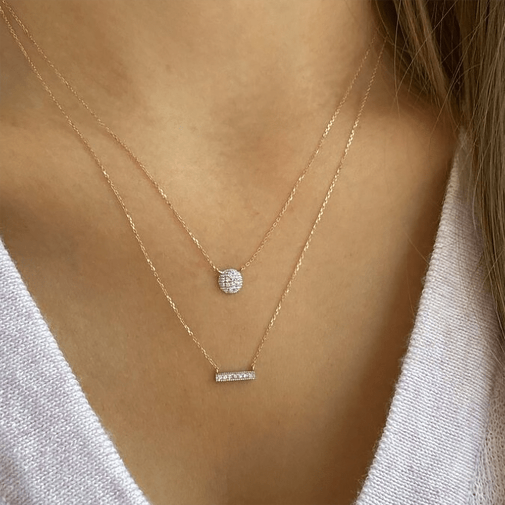 Diamond Lauren Joy Mini Necklace (18 inches)