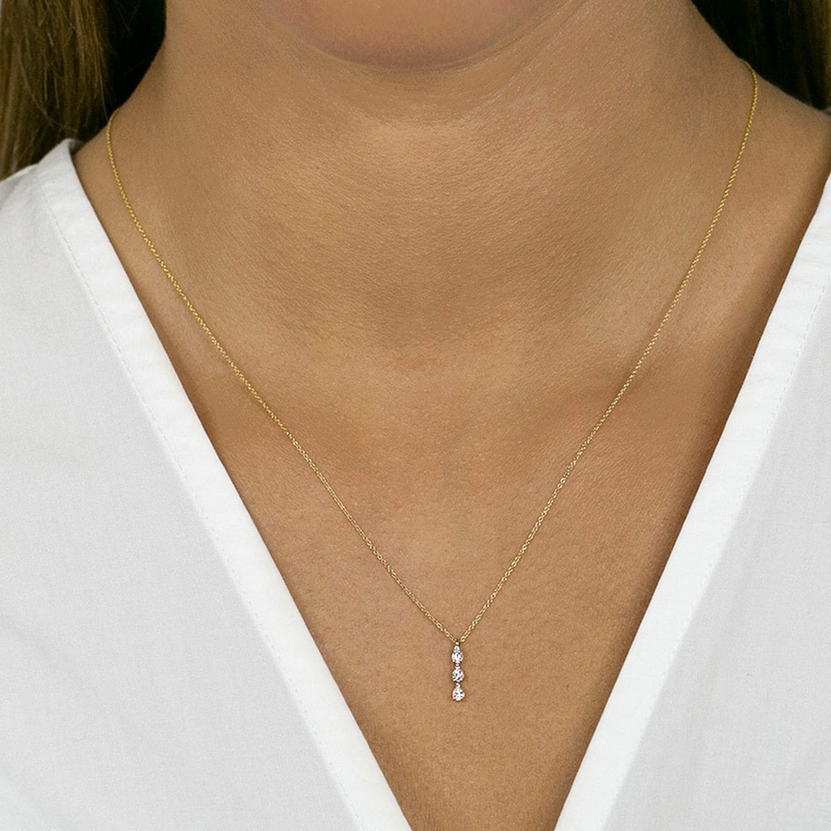 Sophia Ryan Triple Teardrop Necklace