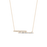 Alexa Jordyn Marquise Double Bar Necklace
