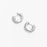 Small Huggie Diamond Hoop Earrings