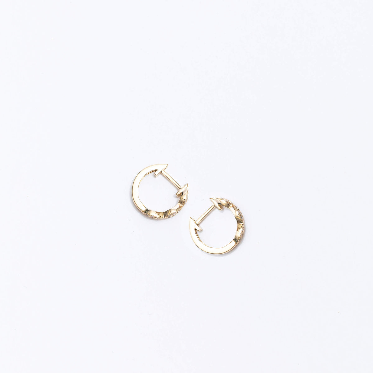 Diamond Mini Hoop Earrings