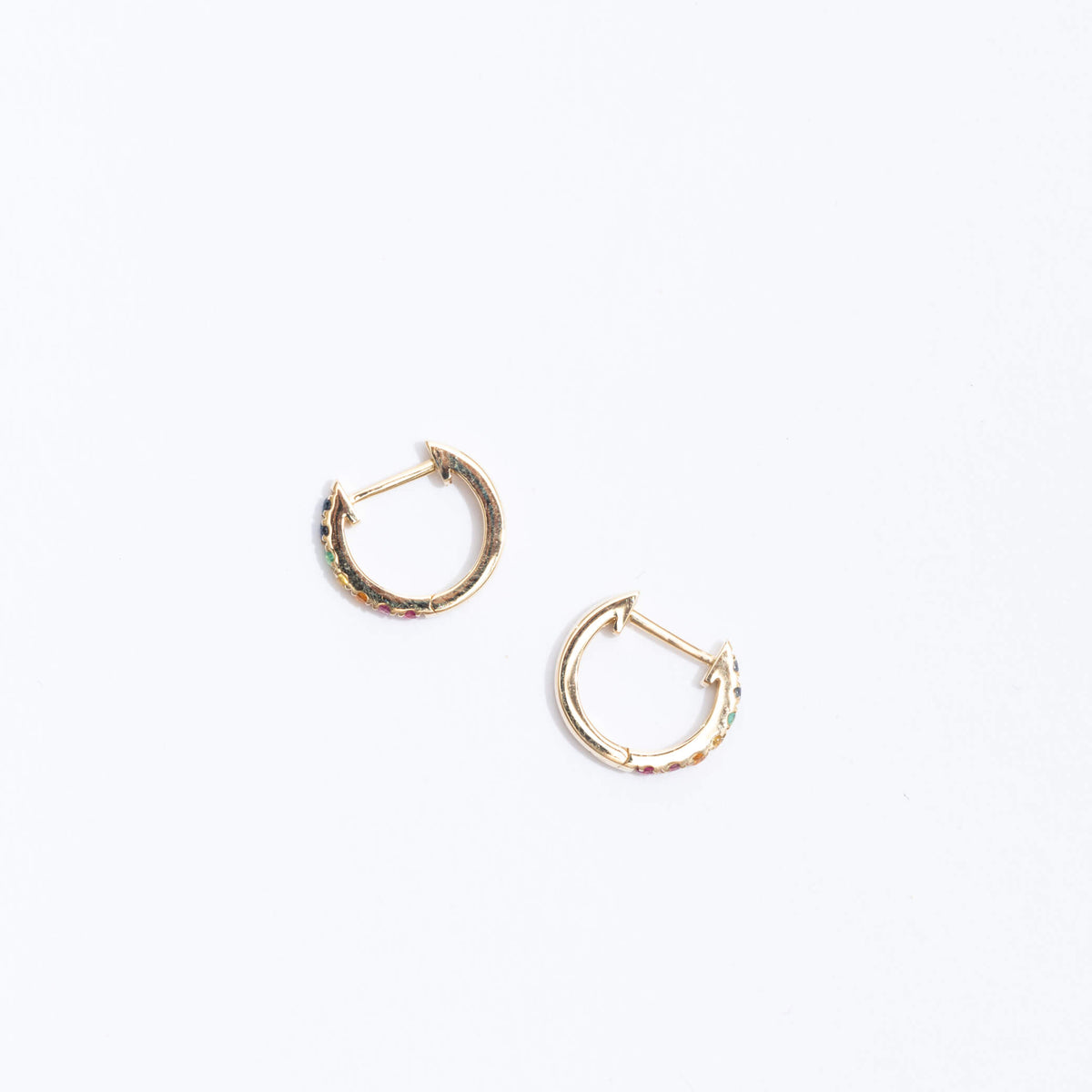 Diamond Mini Hoop Earrings