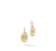 Diamond Lunaria Drop Earrings