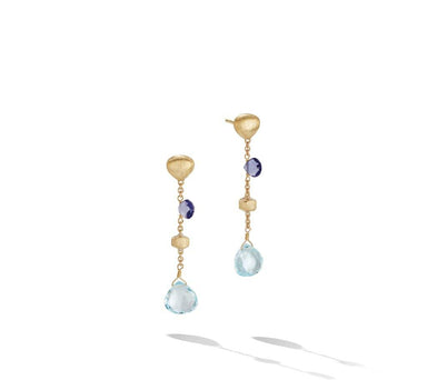Iolite and Blue Topaz Paradise Earrings