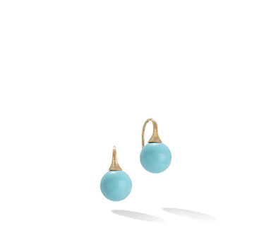 Turquoise Africa Boule Earrings