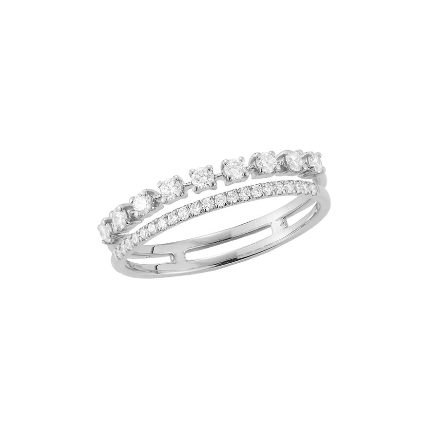 Ava Bea Double Row Ring