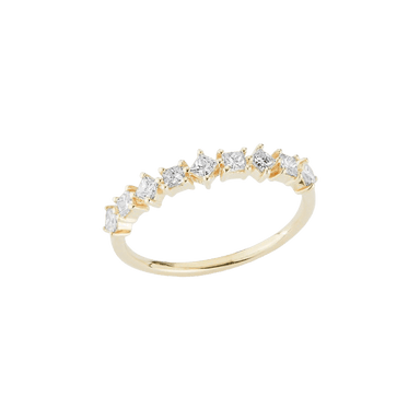 Millie Ryan Princess Cut Single Row Ring
