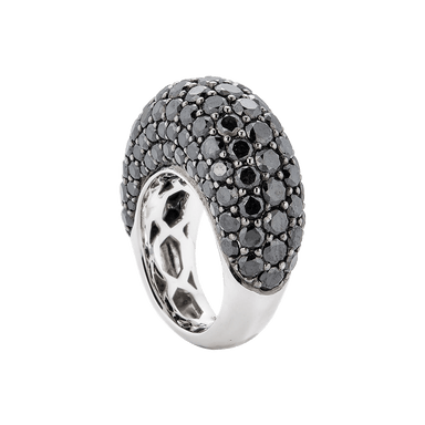 Dome Ring in Black Diamond