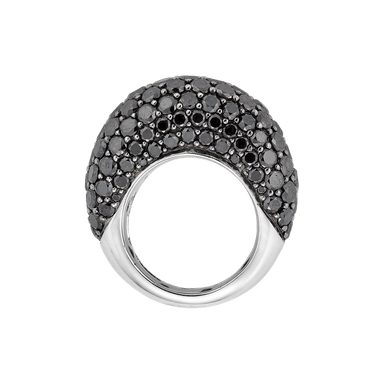 Dome Ring in Black Diamond