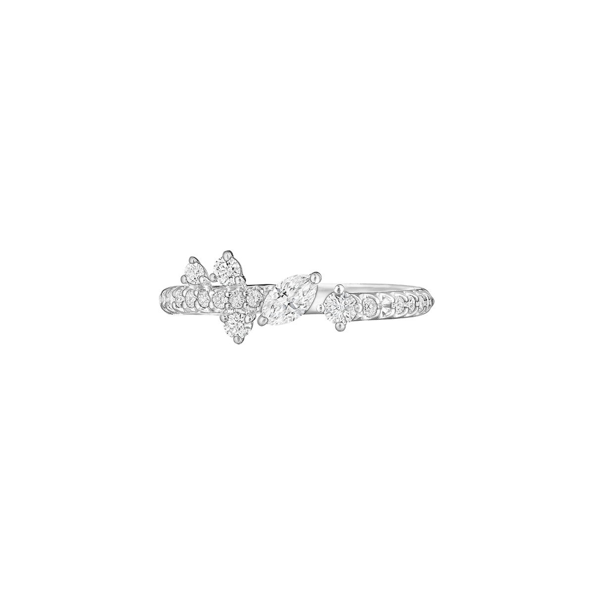 Marquise & Round Constellation Band