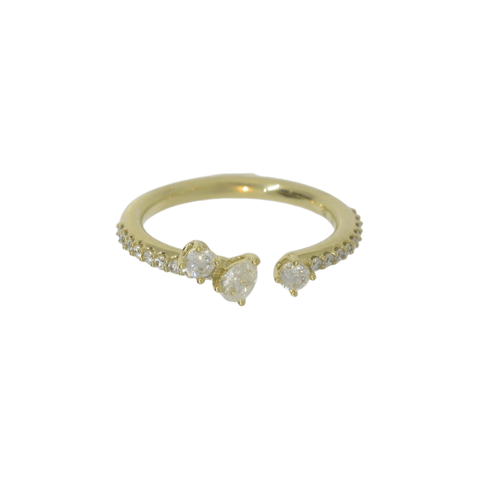 Pear & Round Constellation Band