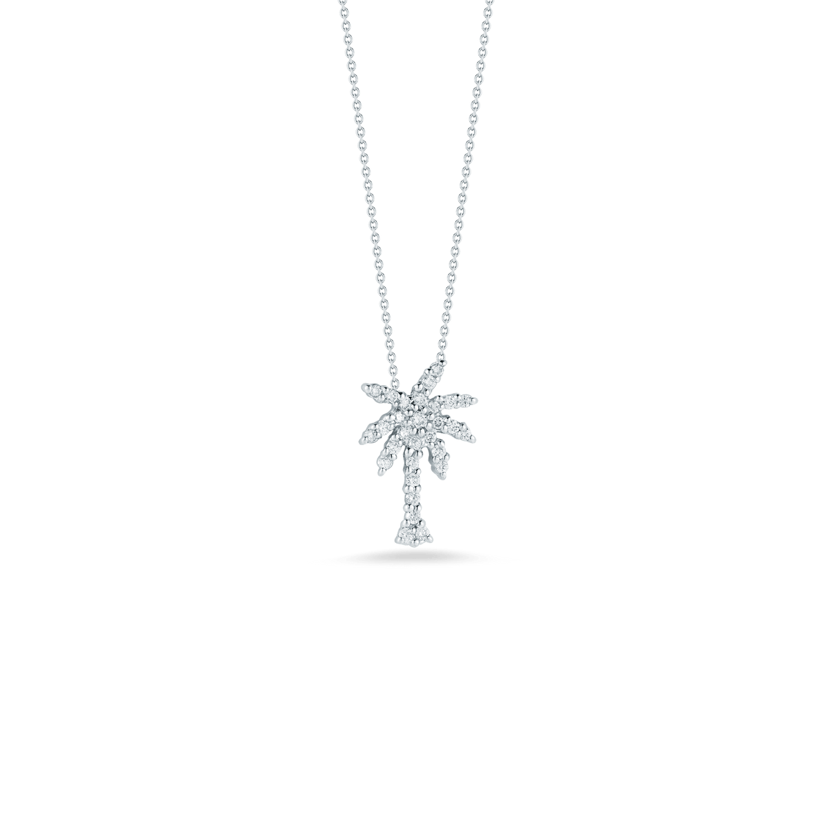 Palm Tree Pendant with Diamonds