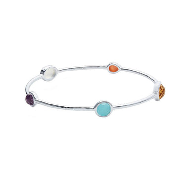 Rock Candy 5-Stone Bangle