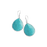 Turquoise Large Teardrop Earrings